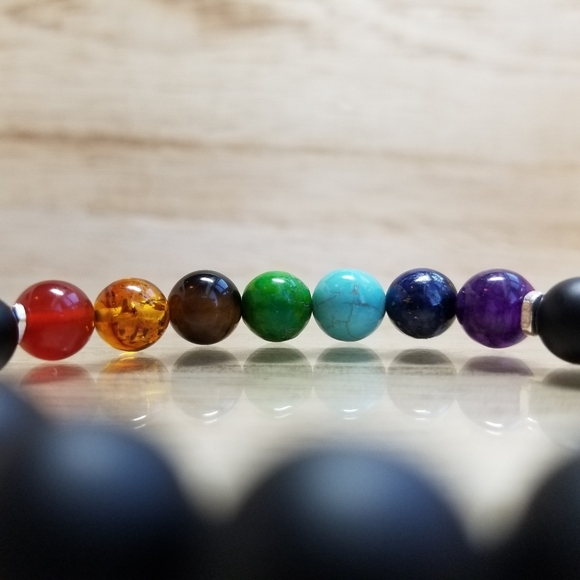 7 Chakra Healing Stretch Bracelet - Picture 8 of 8